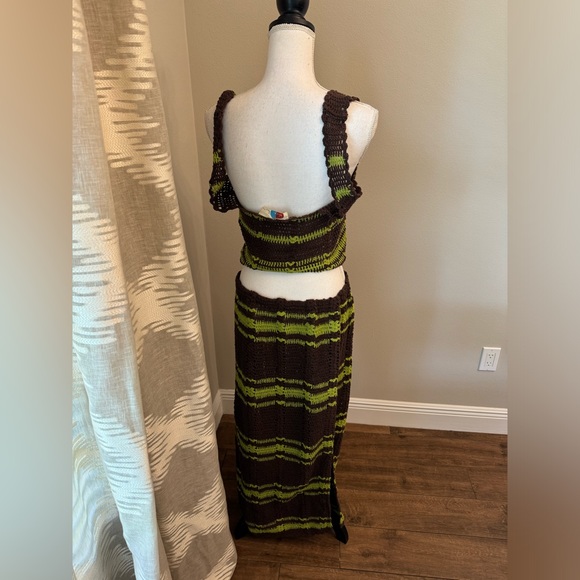 Free People Beach Set 🤎💚 - Picture 8 of 12